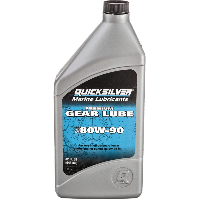Масло трансмиссионное 1 л Quicksilver Premium Gear Lube 80W90 (858058QB1)